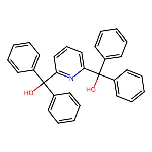 2,6-Bis(diphenylhydroxymethyl)piperidine structure