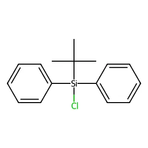 tert-Butyldiphenylchlorosilane structure