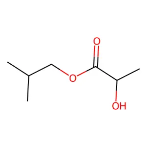 2-Methylpropyl 2-hydroxypropanoate structure