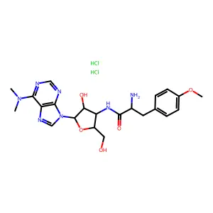 Puromycin xHCl structure