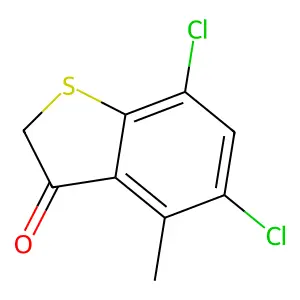 5,7-Dichloro-4-methylbenzo[b]thiophene-3(2h)-one structure