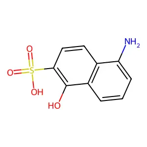 2-Naphthalenesulfonic acid, 5-amino-1-hydroxy- structure