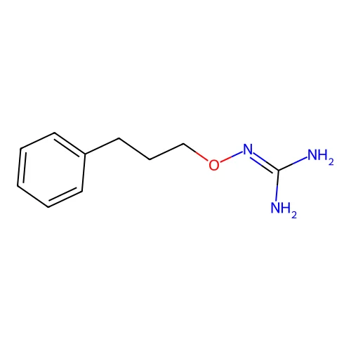 2-(3-Phenylpropoxy)guanidine structure