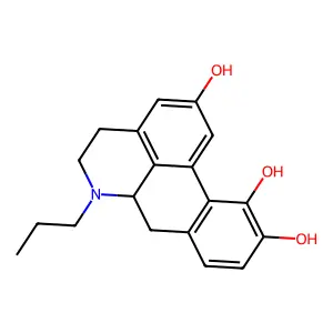 2,10,11-Trihydroxy-N-propylnoraporphine structure
