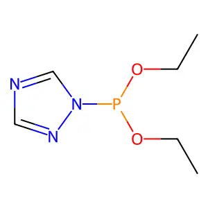 Diethyl 1H-1,2,4-triazol-1-ylphosphonite structure
