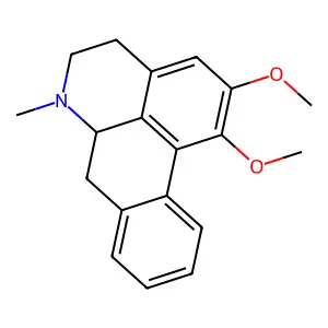 Aprphine, 1,2-dimethoxy-, (+-)- structure
