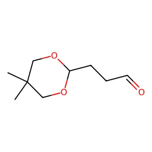 5,5-Dimethyl-1,3-dioxane-2-propionaldehyde structure