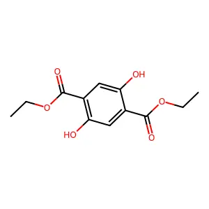 Diethyl 2,5-dihydroxyterephthalate structure