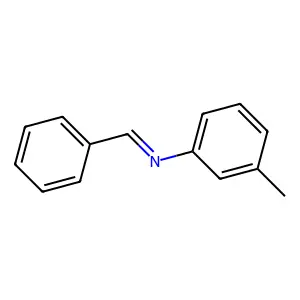 N-Benzylidene-m-toluidine structure