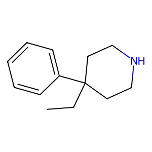 4-Ethyl-4-phenylpiperidine structure