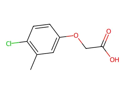 2-(4-Chloro-3-methylphenoxy)acetic acid structure