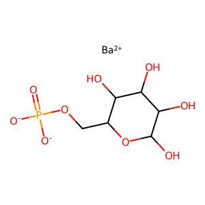 d-glucose, 6-(dihydrogen phosphate), barium salt structure