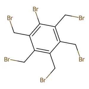 Bromopentakis(bromomethyl)benzene structure