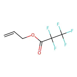 Allyl pentafluoropropionate structure