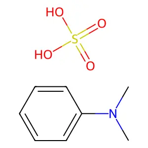 Benzenamine, N,N-dimethyl-, sulfate (1:1) structure
