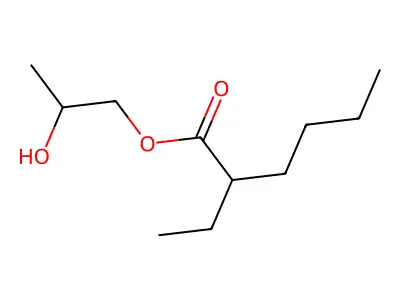 2-Hydroxypropan-2-yl 2-ethylhexanoate structure