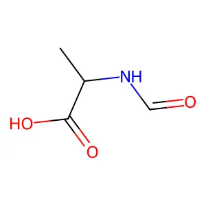 N-Formylalanine structure