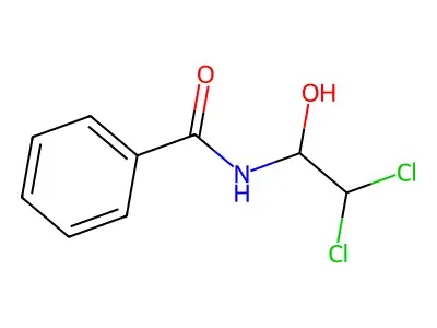 N-(2,2-Dichloro-1-hydroxyethyl)benzamide structure