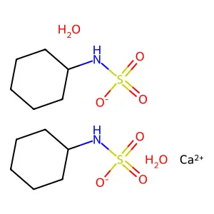 Cyclamate calcium dihydrate structure