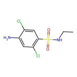 Benzenesulfonamide, 4-amino-2,5-dichloro-N-ethyl- structure
