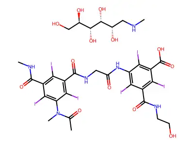 IOXAGLATE MEGLUMINE structure