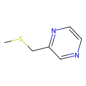 Pyrazine, 2-[(methylthio)methyl]- structure