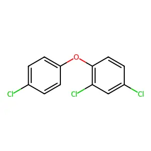 2,4,4'-Trichlorodiphenyl ether structure
