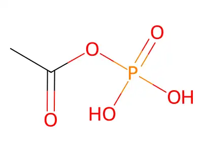 Acetyl phosphate structure