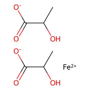 Ferrous Lactate structure
