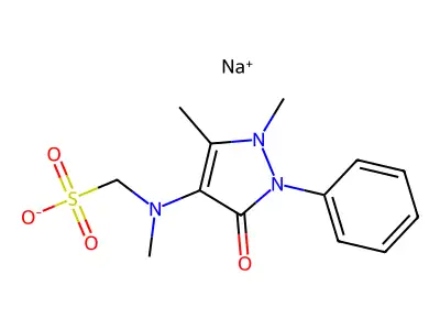 Metamizole(1-) structure