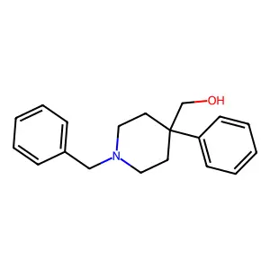 1-Benzyl-4-phenylpiperidine-4-methanol structure