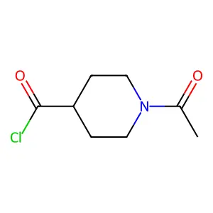 1-Acetylpiperidine-4-carbonyl chloride structure