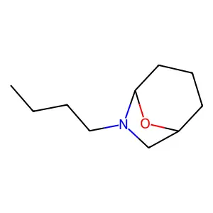 6-Butyl-8-oxa-6-azabicyclo(3.2.1)octane structure
