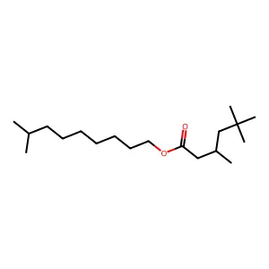 Hexanoic acid, 3,5,5-trimethyl-, isodecyl ester structure
