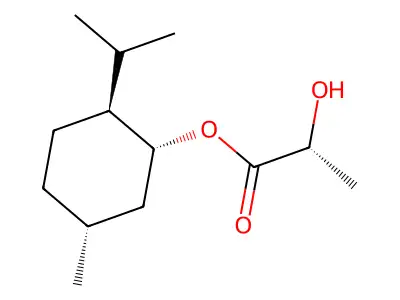 (-)-Menthyl lactate structure