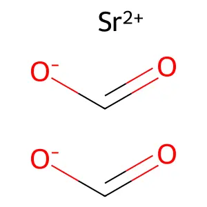 Formic acid, strontium salt structure