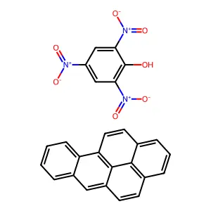 Benzo(a)pyrene, monopicrate structure