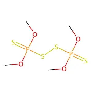 Thioperoxydiphosphoric acid ([(HO)2P(S)]2S2), OP,OP,OP',OP'-tetramethyl ester structure