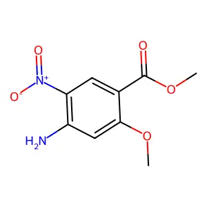Methyl 4-amino-5-nitro-o-anisate structure