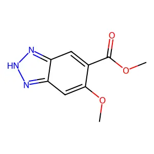 Methyl 6-methoxy-1H-benzotriazole-5-carboxylate structure