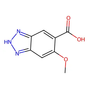 6-Methoxy-1H-benzotriazole-5-carboxylic acid structure