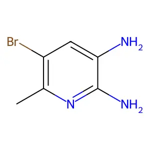 2,3-Pyridinediamine, 5-bromo-6-methyl- structure