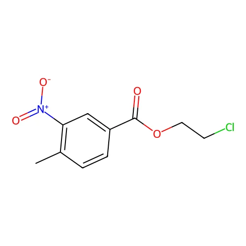 2-Chloroethyl 3-nitro-p-toluate structure
