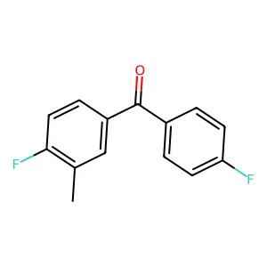 4-Fluoro-3-methylphenyl 4-fluorophenyl ketone structure