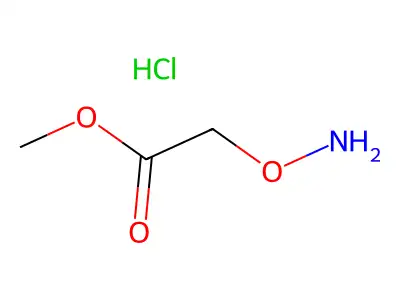 (2-Methoxy-2-oxoethoxy)ammonium chloride structure