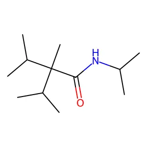 N,2-Diisopropyl-2,3-dimethylbutyramide structure