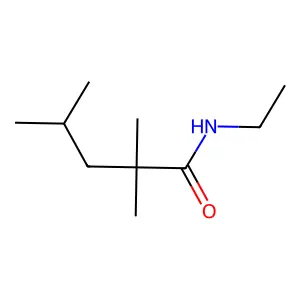 N-Ethyl-2,2,4-trimethylvaleramide structure