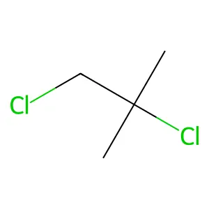 1,2-Dichloro-2-methylpropane structure