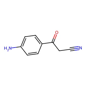 Benzenepropanenitrile, 4-amino-beta-oxo- structure