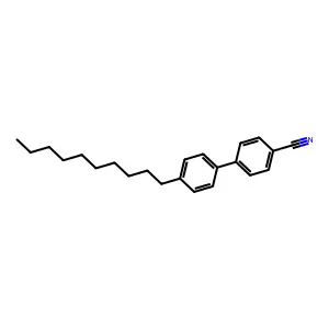 [1,1'-Biphenyl]-4-carbonitrile, 4'-decyl- structure